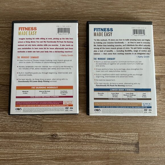 Kathy Smith Ultimate Burn and Firm Workout DVD Set Fat Burning Lower Body - Picture 6 of 12